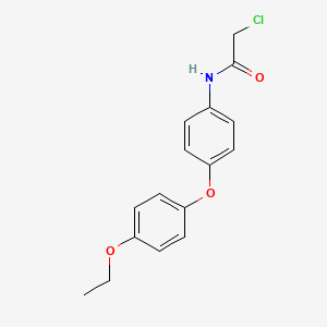 2-chloro-N-[4-(4-ethoxyphenoxy)phenyl]acetamide