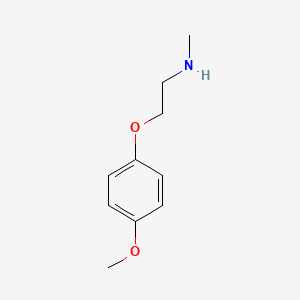molecular formula C10H15NO2 B1362033 N-[2-(4-methoxyphenoxy)ethyl]-N-methylamine CAS No. 102246-82-2