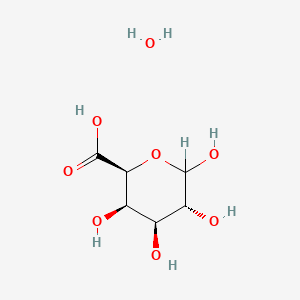 molecular formula C6H12O8 B1362047 D-Galacturonic acid hydrate 