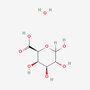 molecular formula C6H12O8 B1362047 D-Galacturonic acid monohydrate 