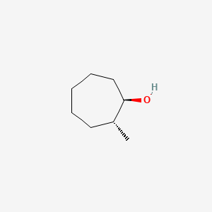 molecular formula C8H16O B13620521 Cycloheptanol, 2-methyl-, trans- CAS No. 19790-05-7