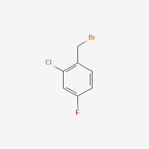 molecular formula C7H5BrClF B1362055 2-Chloro-4-fluorobenzyl bromide CAS No. 45767-66-6