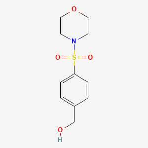 molecular formula C11H15NO4S B13620585 (4-(Morpholinosulfonyl)phenyl)methanol 