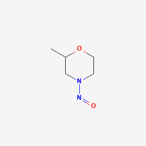 molecular formula C5H10N2O2 B13620605 Nitroso-2-methylmorpholine CAS No. 92071-38-0