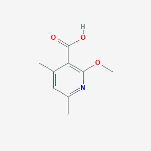 molecular formula C9H11NO3 B1362062 2-Methoxy-4,6-dimethylnicotinic acid CAS No. 65515-37-9