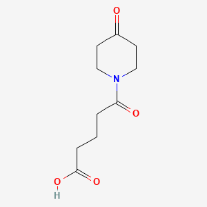 molecular formula C10H15NO4 B1362067 N-(4-Piperidone)glutaramic acid CAS No. 675602-62-7