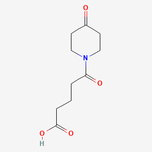 5-Oxo-5-(4-oxopiperidin-1-yl)pentanoic acid