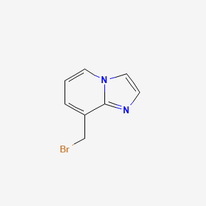 molecular formula C8H7BrN2 B13620693 8-(Bromomethyl)imidazo[1,2-a]pyridine 