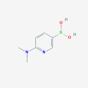 molecular formula C7H11BN2O2 B1362075 6-(Dimethylamino)pyridine-3-boronic acid CAS No. 579525-46-5