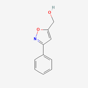 molecular formula C10H9NO2 B1362077 (3-Phenyl-5-isoxazolyl)methanol CAS No. 90924-12-2
