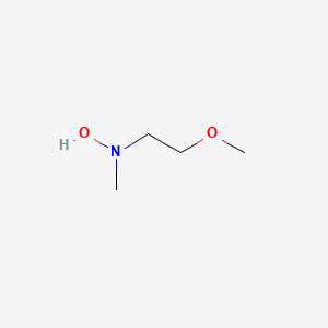 molecular formula C4H11NO2 B13620841 N-(2-methoxyethyl)-N-methylhydroxylamine CAS No. 116797-81-0