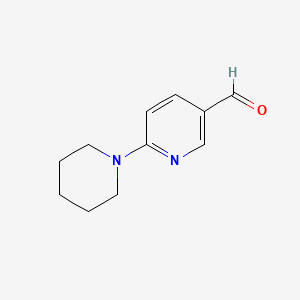B1362085 6-(Piperidin-1-yl)pyridine-3-carbaldehyde CAS No. 241816-11-5