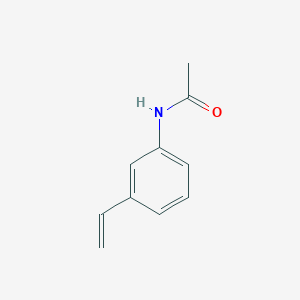 molecular formula C10H11NO B13620999 N-(3-Ethenylphenyl)acetamide CAS No. 7766-62-3