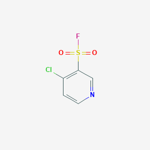 molecular formula C5H3ClFNO2S B13621008 4-Chloropyridine-3-sulfonyl fluoride 