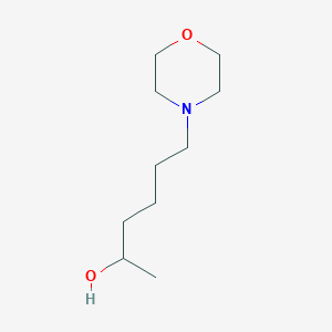 molecular formula C10H21NO2 B13621032 6-Morpholinohexan-2-ol 