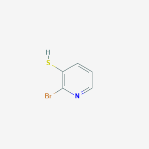 molecular formula C5H4BrNS B13621041 2-Bromopyridine-3-thiol 