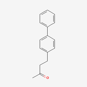 molecular formula C16H16O B13621049 4-(1,1'-Biphenyl)-4-yl-2-butanone CAS No. 56578-34-8
