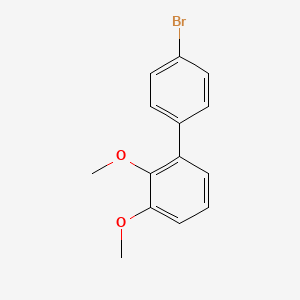 molecular formula C14H13BrO2 B13621135 4'-Bromo-2,3-dimethoxybiphenyl 