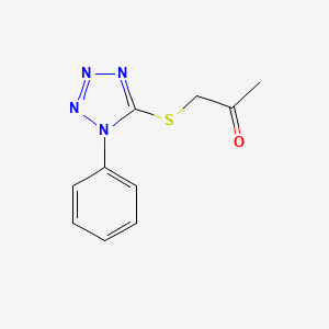 1-[(1-Phenyl-1H-tetrazol-5-YL)thio]acetone