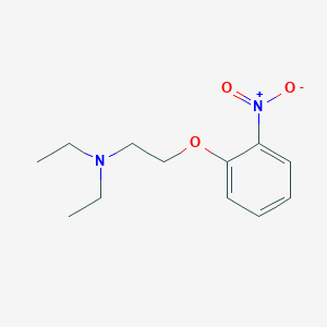 molecular formula C12H18N2O3 B1362115 N,N-二乙基-2-(2-硝基苯氧基)乙胺 CAS No. 96115-77-4