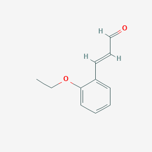 molecular formula C11H12O2 B13621219 3-(2-Ethoxyphenyl)acrylaldehyde 