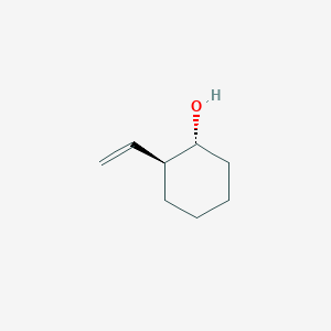 molecular formula C8H14O B13621292 (1R,2S)-2-Ethenylcyclohexan-1-ol CAS No. 6376-95-0