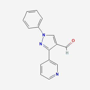 1-Phenyl-3-(pyridin-3-yl)-1h-pyrazole-4-carbaldehyde
