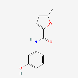 molecular formula C12H11NO3 B1362138 N-(3-hydroxyphenyl)-5-methylfuran-2-carboxamide CAS No. 423730-64-7