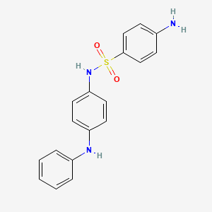 4-amino-N-(4-anilinophenyl)benzenesulfonamide