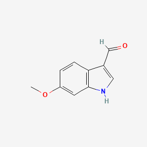 molecular formula C10H9NO2 B1362167 6-Methoxy-1H-indole-3-carbaldehyde CAS No. 70555-46-3