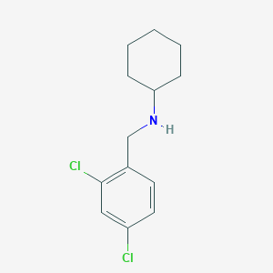 N-[(2,4-dichlorophenyl)methyl]cyclohexanamine