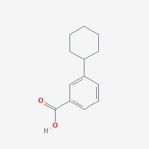 molecular formula C13H16O2 B13621738 3-Cyclohexylbenzoic acid 