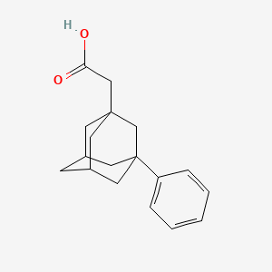 molecular formula C18H22O2 B1362190 (3-Phenyl-1-adamantyl)acetic acid CAS No. 161036-56-2