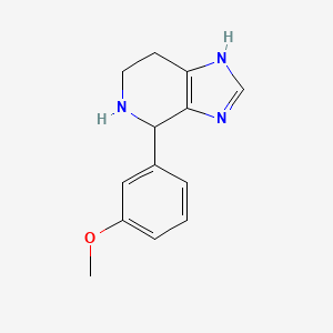molecular formula C13H15N3O B1362191 4-(3-methoxyphenyl)-4,5,6,7-tetrahydro-3H-imidazo[4,5-c]pyridine CAS No. 4875-48-3