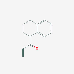 molecular formula C13H14O B13621914 1-(1,2,3,4-Tetrahydronaphthalen-1-yl)prop-2-en-1-one 