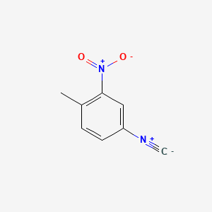 molecular formula C8H6N2O2 B13621915 4-Isocyano-1-methyl-2-nitrobenzene CAS No. 1930-92-3