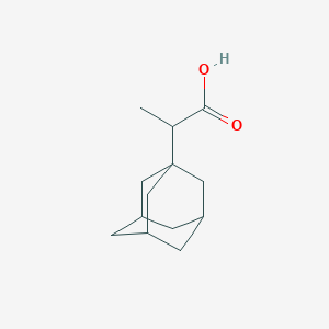 molecular formula C13H20O2 B13621938 2-(Adamantan-1-yl)propanoic acid 