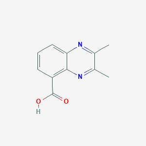 molecular formula C11H10N2O2 B1362198 2,3-dimethylquinoxaline-5-carboxylic Acid CAS No. 6924-67-0