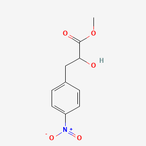 molecular formula C10H11NO5 B13622112 Methyl 2-hydroxy-3-(4-nitrophenyl)propanoate 