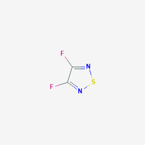 molecular formula C2F2N2S B13622137 Difluoro-1,2,5-thiadiazole 
