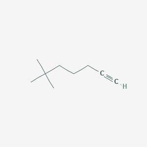molecular formula C9H16 B13622255 6,6-Dimethylhept-1-yne 