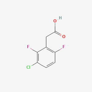 molecular formula C8H5ClF2O2 B1362228 3-Chloro-2,6-difluorophenylacetic acid CAS No. 261762-53-2