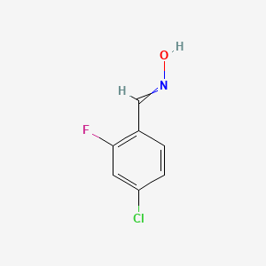 4-Chloro-2-fluorobenzaldehyde oxime