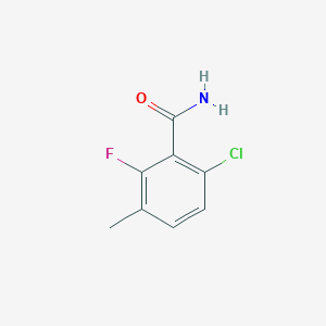 molecular formula C8H7ClFNO B1362233 6-Chloro-2-fluoro-3-methylbenzamide CAS No. 286474-61-1