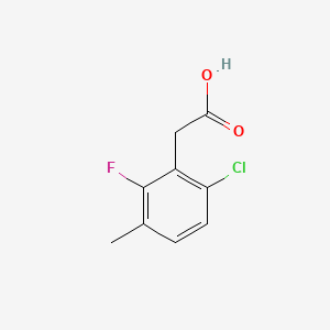 6-Chloro-2-fluoro-3-methylphenylacetic acid