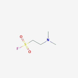 molecular formula C4H10FNO2S B13622450 2-(Dimethylamino)ethane-1-sulfonyl fluoride CAS No. 660-13-9