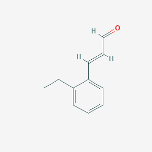 molecular formula C11H12O B13622487 a-Ethylcinnamaldehyde 