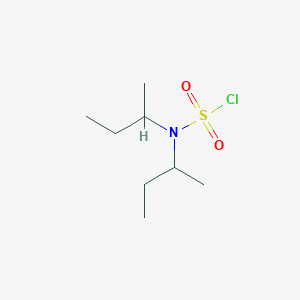 molecular formula C8H18ClNO2S B13622497 DI-Sec-butylsulfamoyl chloride 