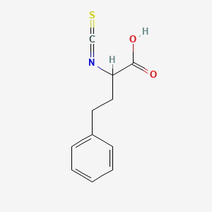 molecular formula C11H11NO2S B13622515 2-Isothiocyanato-4-phenylbutanoic acid 