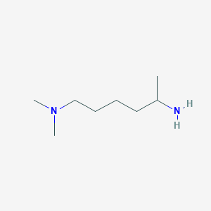 molecular formula C8H20N2 B13622550 n1,n1-Dimethylhexane-1,5-diamine 